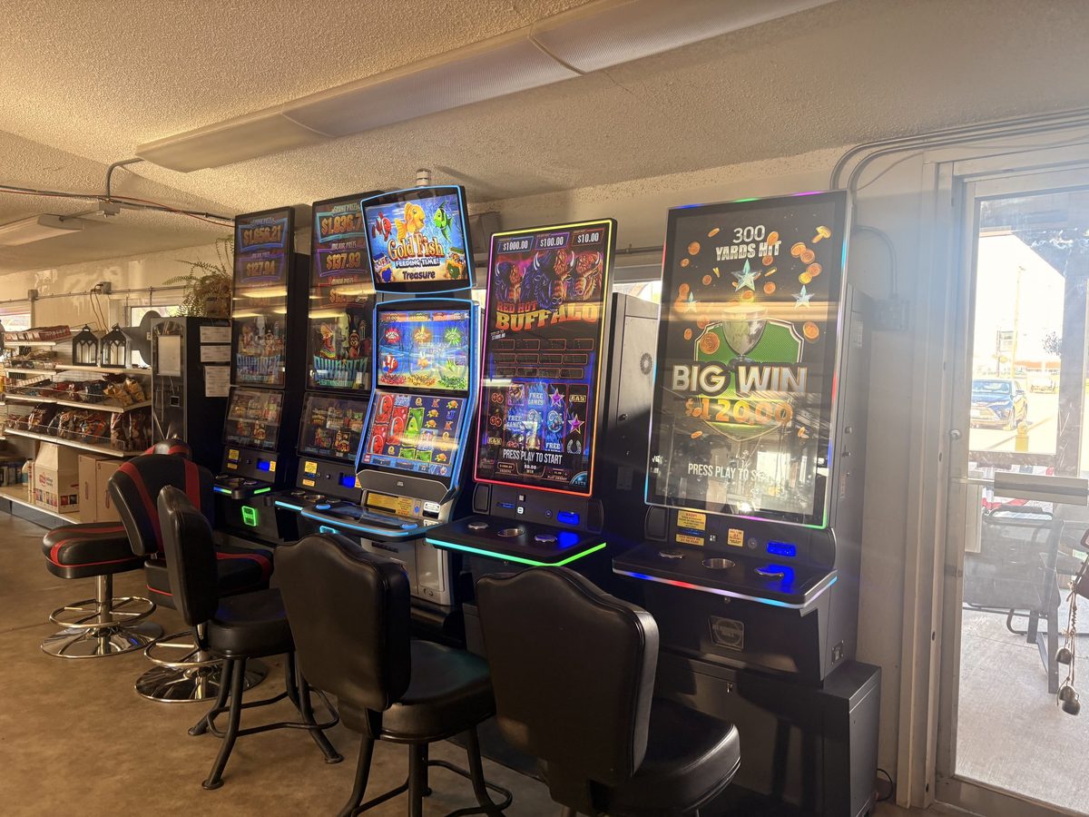 Keno and skill game machines at Last Chance Bar & Grill